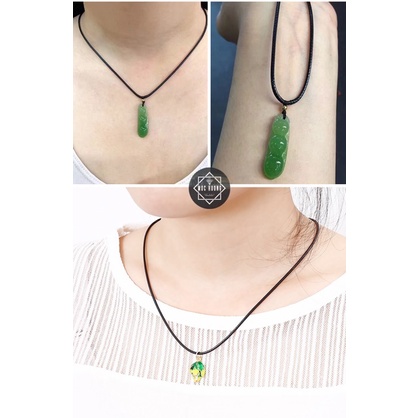 [GIÁ BUÔN] Dây da đeo cổ mix khóa bạc - Hàng VIP loại 1 PH019