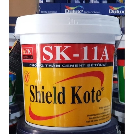 Sơn Chống Thấm Shieldkote Sk-11A Chất Chống Thấm gốc xi măng Loại 3.5Kg
