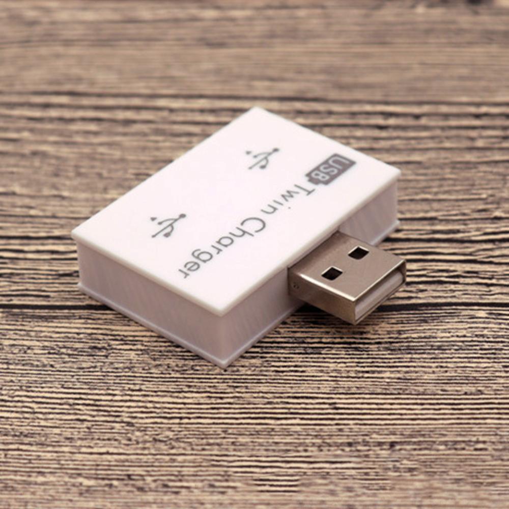 Bộ chia sạc USB 1-to-2 Bộ chia sạc đầu ra kép HUB Một cho hai HUB USB