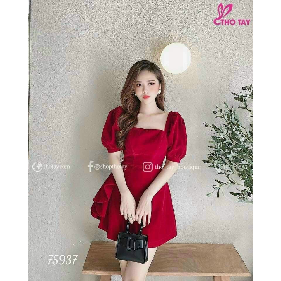 Váy Nữ Cá Tính, Đầm Xòe Dự Tiệc Sang Trọng Chất Vải Kate Ford Dày Dặn Phong Cách Trẻ Trung Thời Trang Nữ Hoàng Nhi | BigBuy360 - bigbuy360.vn