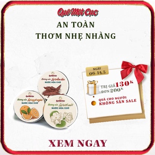 NƯỚC HOA KHÔ DẠNG SÁP LOẠI XỊN SPA QUÊ MỘT CỤC 3 MÙI HƯƠNG CÁ TÍNH 10G - HANDMADE