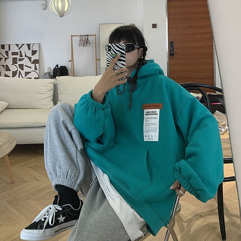 (order) Áo hoodie form rộng phồng đáng yêu hàng Quảng Châu kèm hình thật