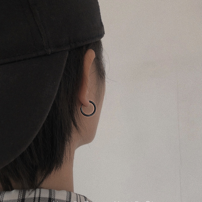 Bông Tai Dạng Kẹp Chất Liệu Thép Titan Phong Cách Thời Trang 19179