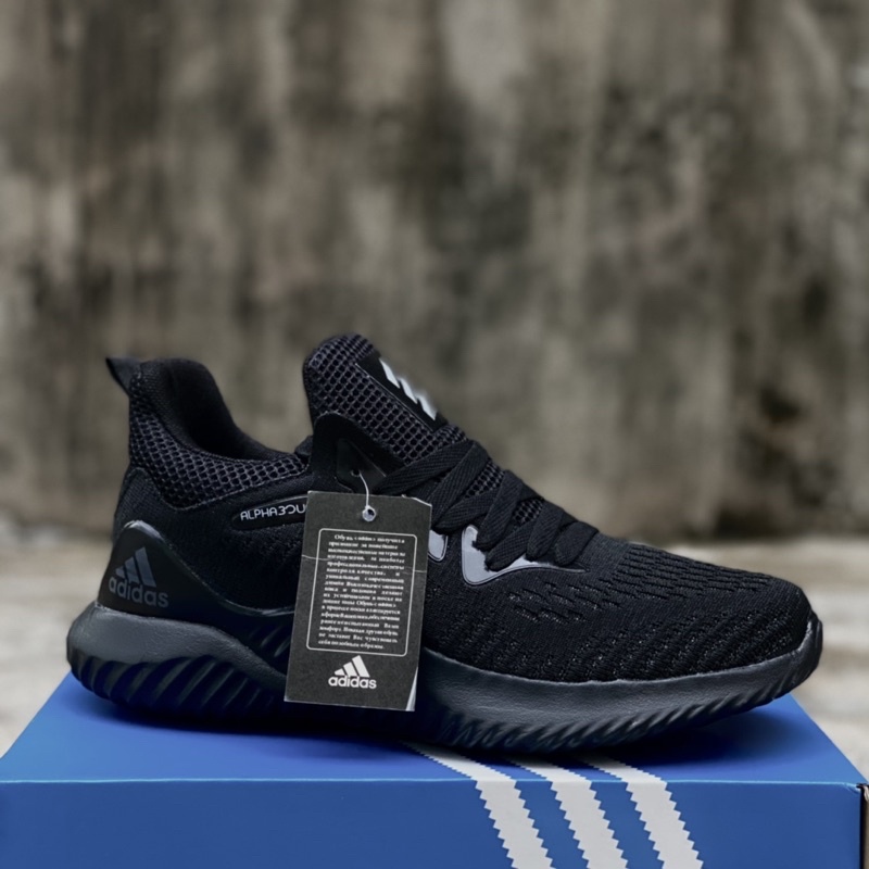 [fullbox, hình thật] Giày alphabounce đen full, giày thể thao alphabounce đen, giày chạy bộ nam | BigBuy360 - bigbuy360.vn