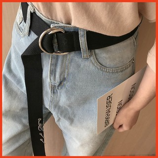 Thắt Lưng Vải Bố 5 Vòng Tròn Thời Trang Hàn Quốc--CITA