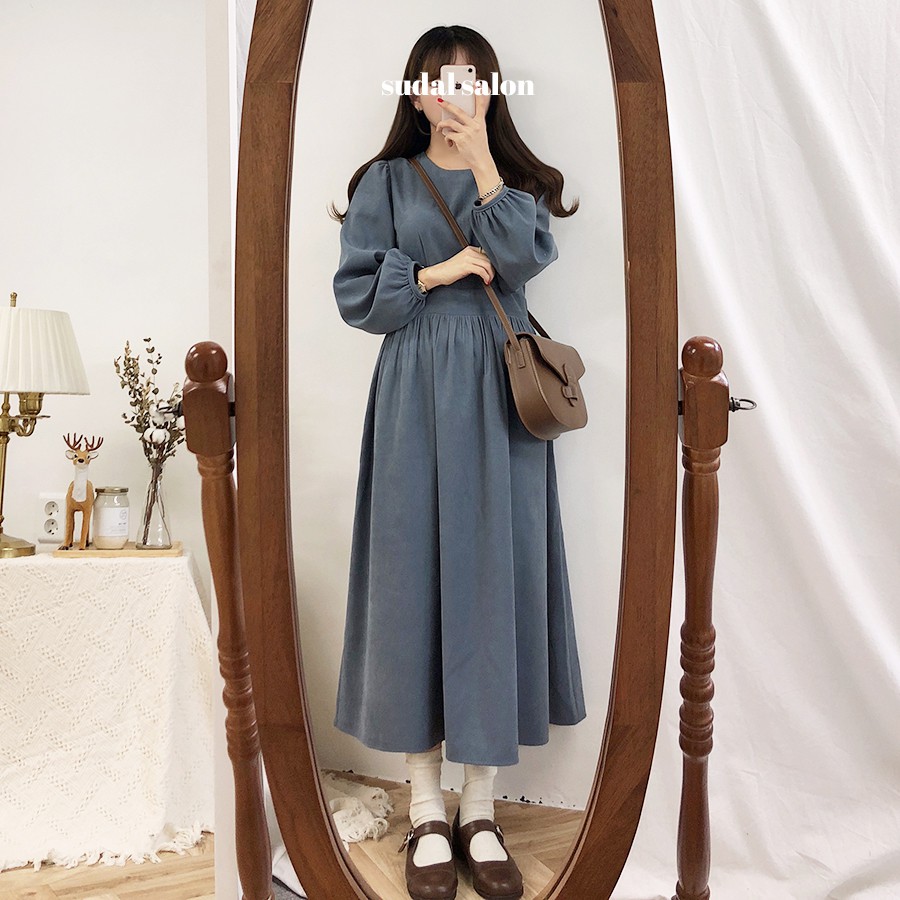 Váy dài retro ulzzang - SV1
