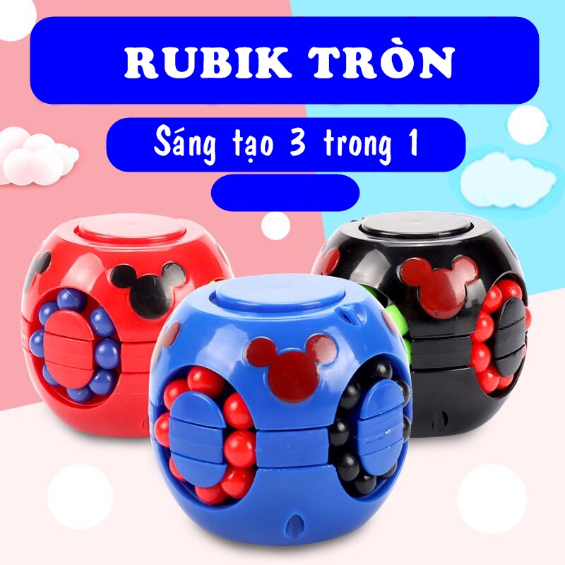 Rubic Tròn Đồ Chơi Rèn Luyện Trí Não Cho Bé