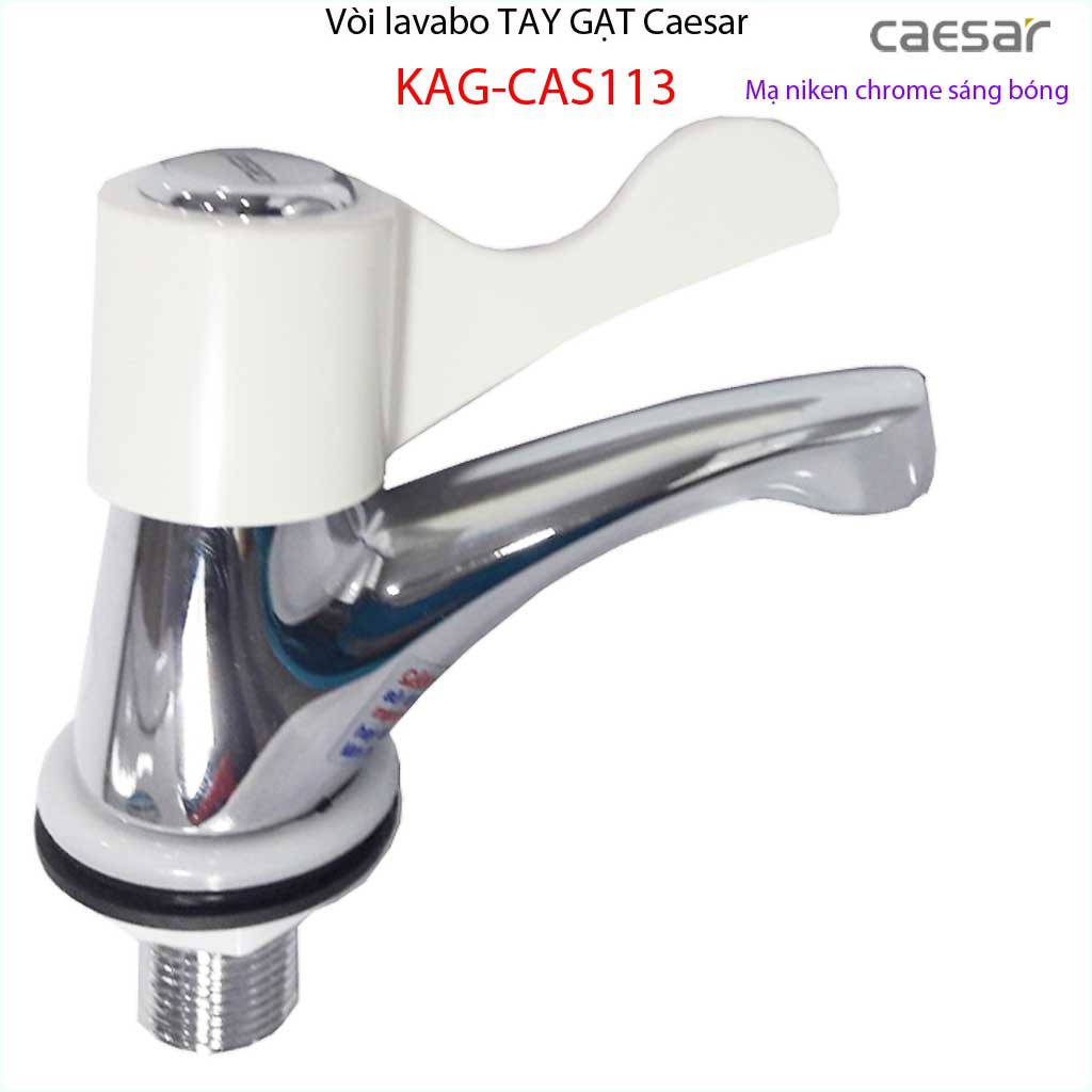 Vòi lạnh lavabo Caesar KAG-CAS113, vòi lavabo lạnh rửa mặt cao cấp nước mạnh sử dụng tốt