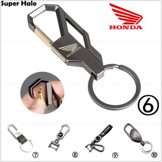 Móc khóa hợp kim hình logo xe honda motor
