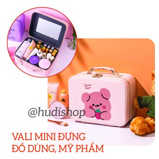 Hộp Đựng Mĩ Phẩm, Đồ Dùng Cá Nhân, Vali Mini Hình Gấu Dễ Thương, Ngăn Nắp Tiện Lợi, Dễ Dàng Mang Theo - Hudishop GD377