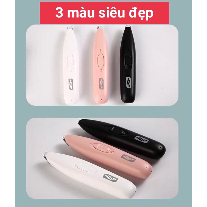 Tông Đơ Cắt Tỉa Lông Bàn Chân Cho Chó Mèo - Tông Đơ mini Tỉa Lông Tai, Lông Vùng Mắt cho Thú Cưng