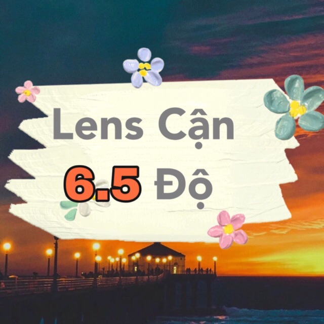 ( 30 mẫu ) Lens Áp Tròng (6.5 Độ ) Tặng Khay Gương dụng cụ