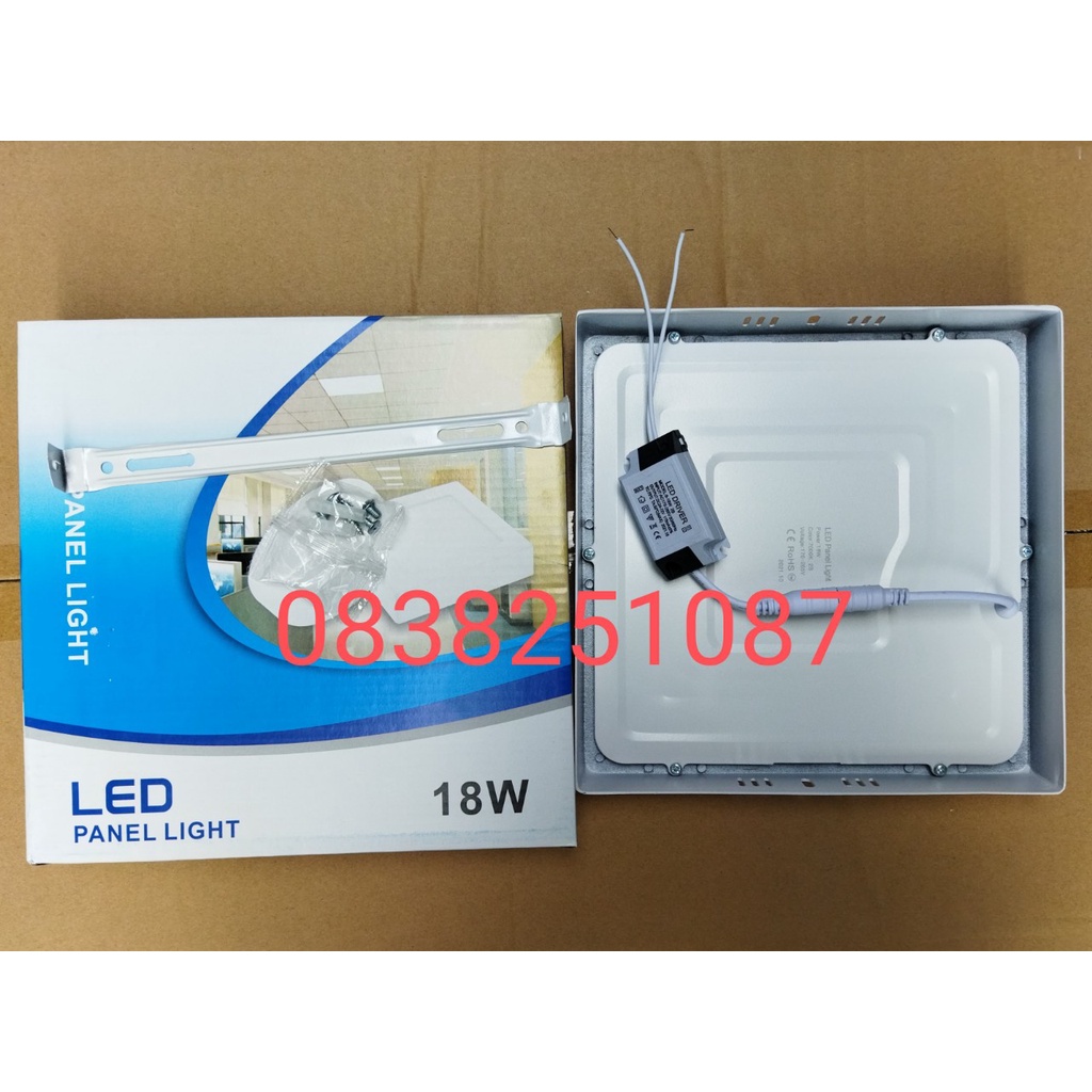 Đèn LED Ốp Trần 18w Tròn/Vuông Siêu Sáng - Tiết Kiệm Điện Năng
