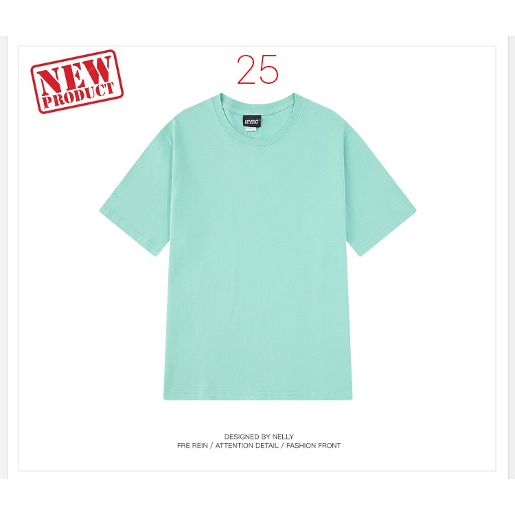 [Mã 11FASHIONSALE1 giảm 10K đơn 50K] Áo phông Nelly trơn- bảng 26 màu trơn | BigBuy360 - bigbuy360.vn