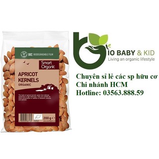 Nhân hạt mơ ngọt hữu cơ Smart Organic 200gr