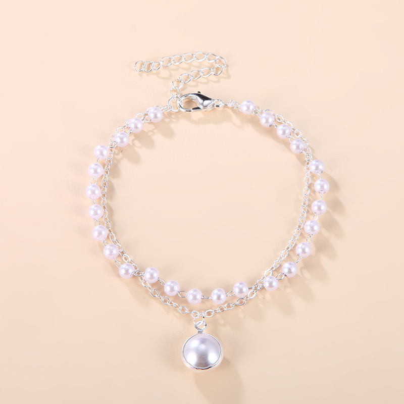 Fashion Double Baroque Pearl Bracelet for Women Simple Jewelry Accessories