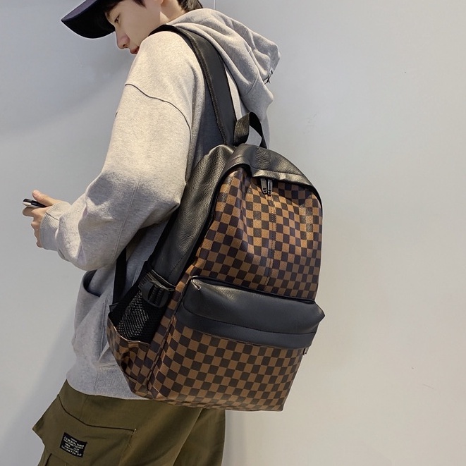 Balo da nam nữ đi học RIKY cặp đi học nam nữ đẹp phong cách thời trang unisex