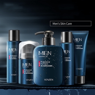 Bộ Sản Phẩm Chăm Sóc Da Mặt Dưỡng Ẩm Kiểm Soát Dầu Cho Nam