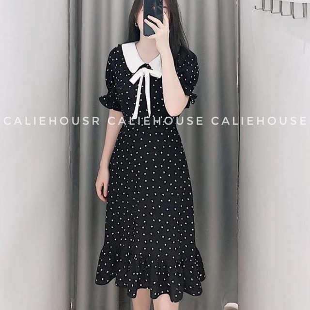 Bán sỉ váy chấm bi sll