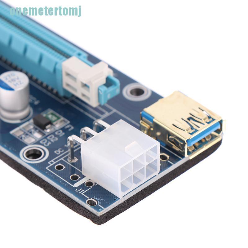 Card Mở Rộng Ver009S Usb 3.0 Pci-E Riser Express 1x Sang 16x Cho Btc Mini