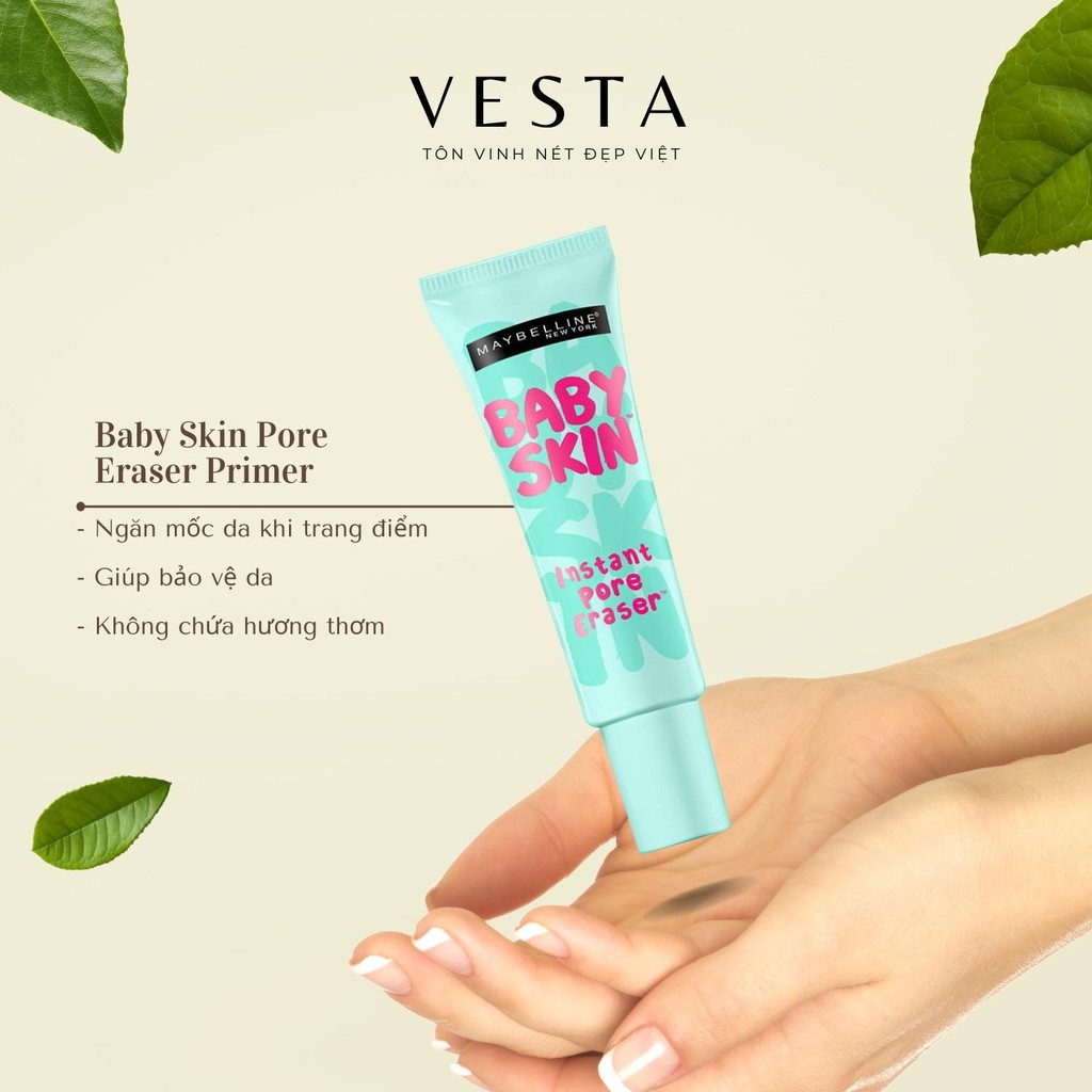 Kem Lót Maybelline Che Khuyết Điểm Mịn Da New York Baby Skin Pore Eraser Primer 22ml