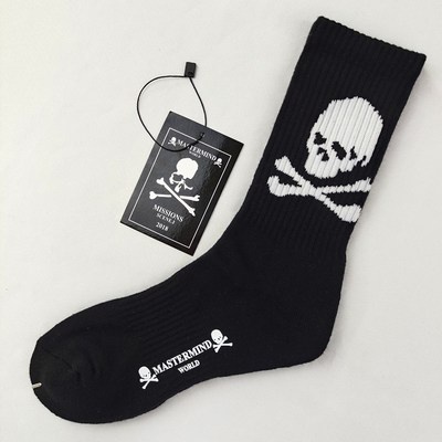 Vớ Thể Thao cotton Dày In Hình Đầu Lâu Phong Cách Đường Phố Cho Nam Và Nữ