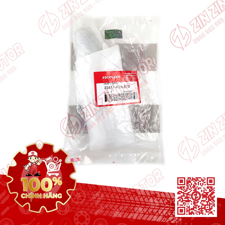 Cốt láp Vario 150 K59J 23411K59A70 chính hãng Honda Indonesia