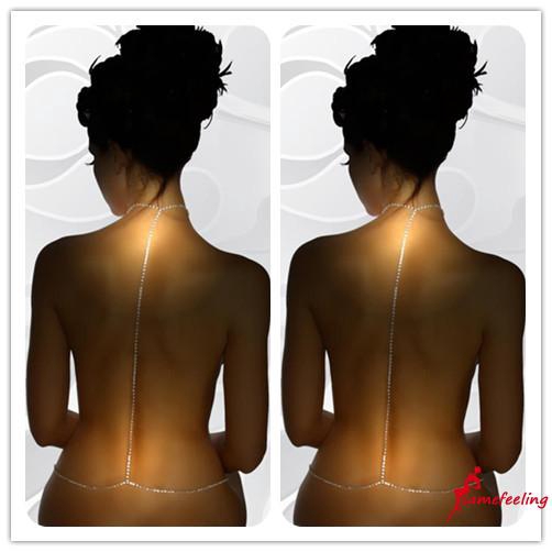 Dây đeo cơ thể hiệu ứng lấp lánh đính đá pha lê