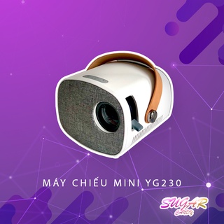 NEW 2022 - Máy chiếu mini YG230 chính hãng LEJIADA độ phân giải 1080p, hỗ trợ kết nối không dây qua điện thoại/ipad