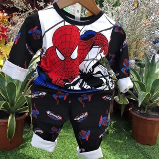 Bộ cotton kaikai nhện cho bé trai
