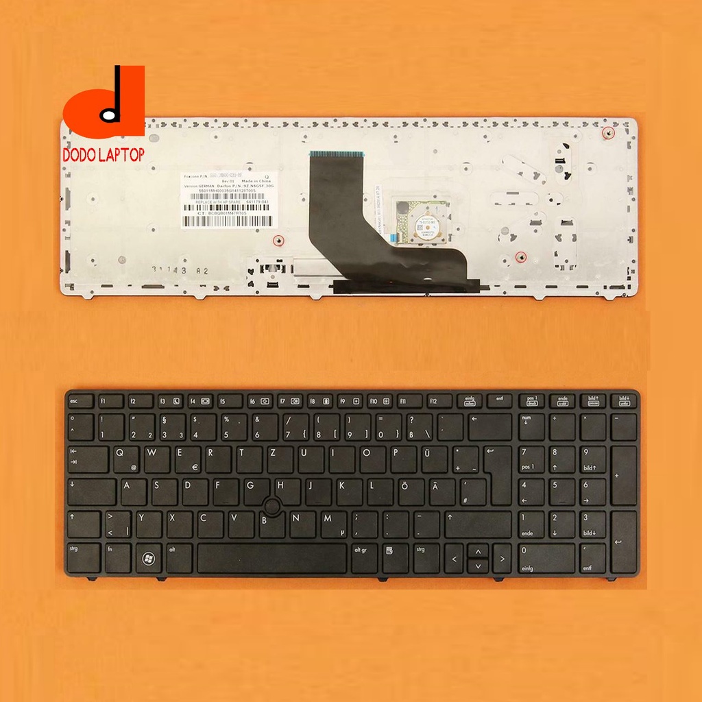 Bàn phím Laptop HP EliteBook 8560p, 8570p,8560B, ProBook 6560b, 6565b, 6570B, Us keyboard laptop