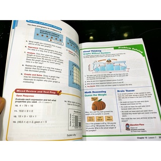 [Freeship]Bộ đẹp 3c - Full Colours - Math - Houghton Mifflin - Grade 6