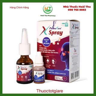 Plasmakare X Spray - Xịt mũi xoang, nghẹt mũi,cúm