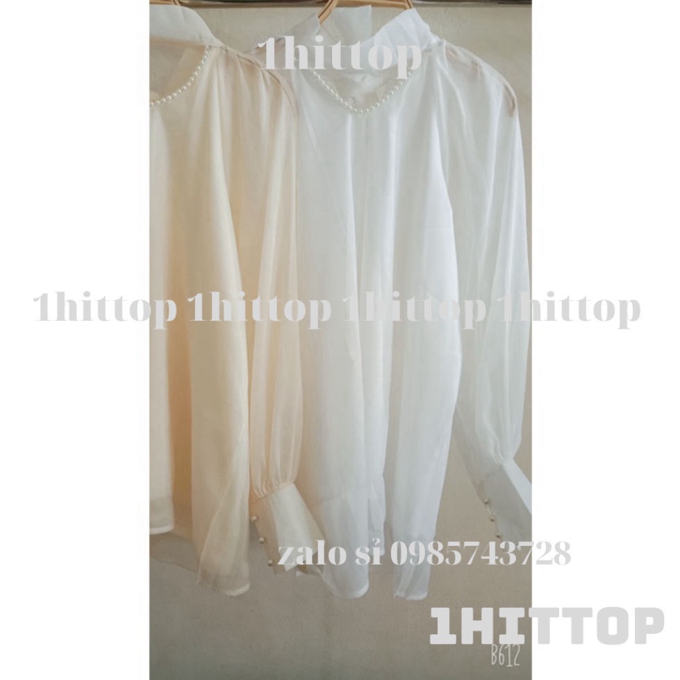 áo babydoll tay bồng tiểu thư dấu quần kaca 1hittop