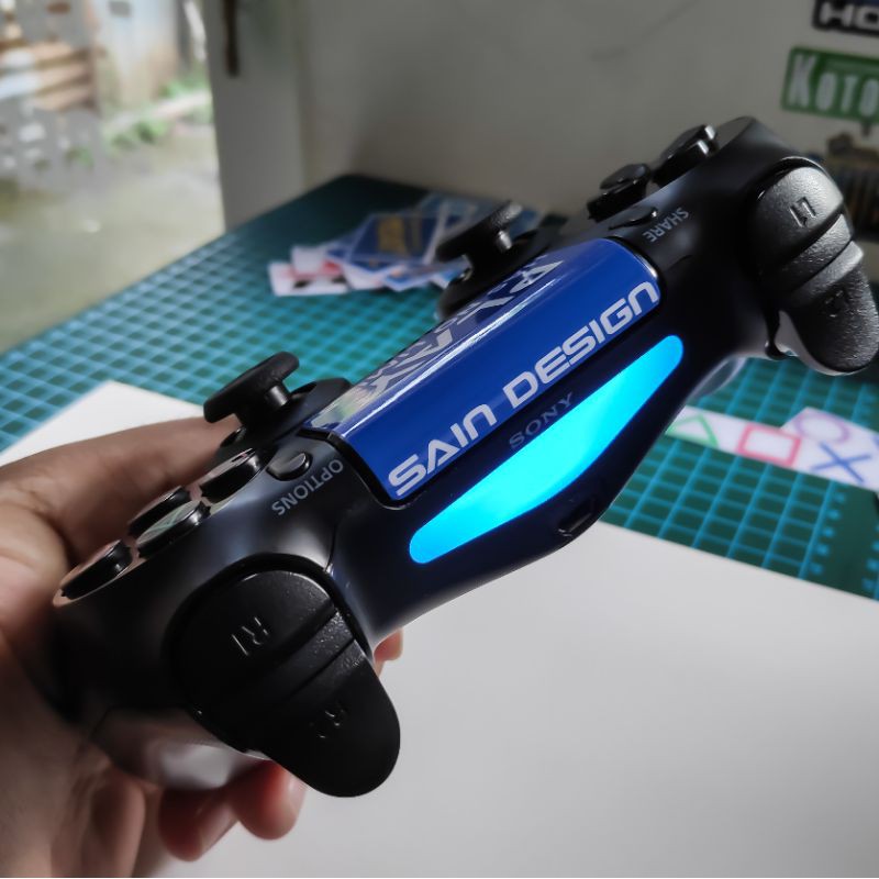 (Mới) Sticker dán cho touchpad DS4 Dualshock4 5 Play Has No Limits Motto Semboyan