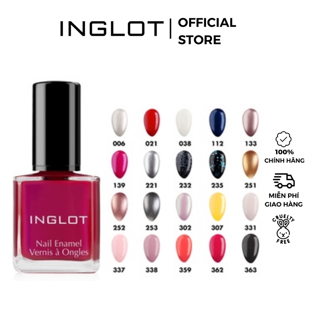 Inglot Sơn móng tay Nail Enamel 15ml Màu 006 - 363