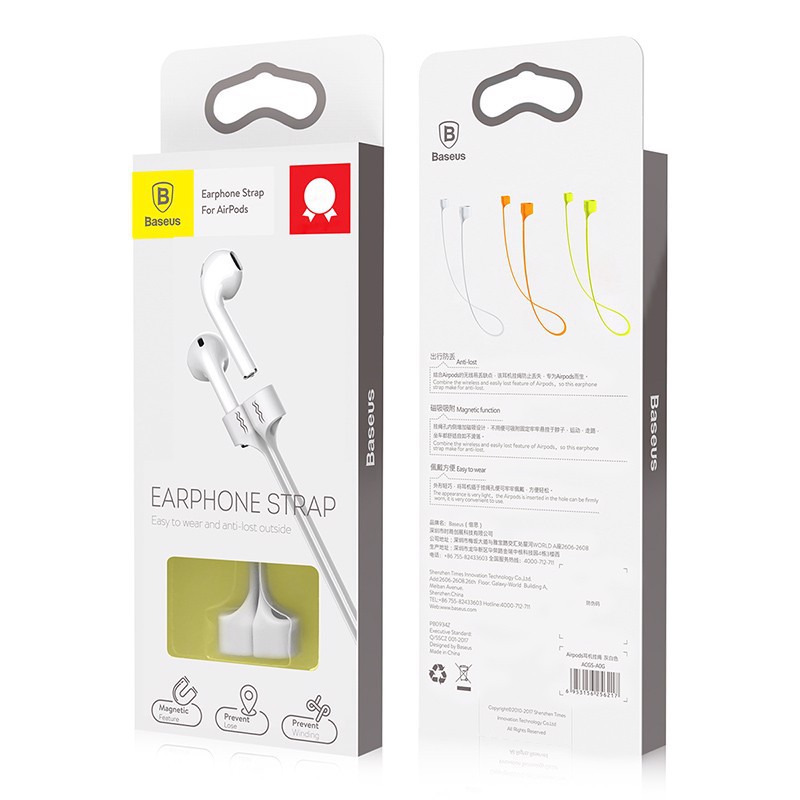 Dây deo chống rớt Baseus dùng cho tai nghe Bluetooth Apple AirPod ( Earphone Strap For AirPods )