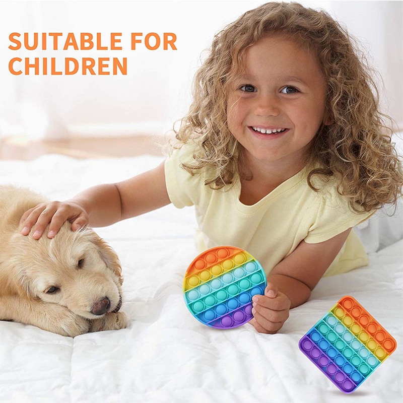 Pop it Fidget Toy giá rẻ Đồ Chơi Bóp Bóng Cầm Tay Giúp Giảm Căng Thẳng Hiệu Quả cho tất cả các loại người