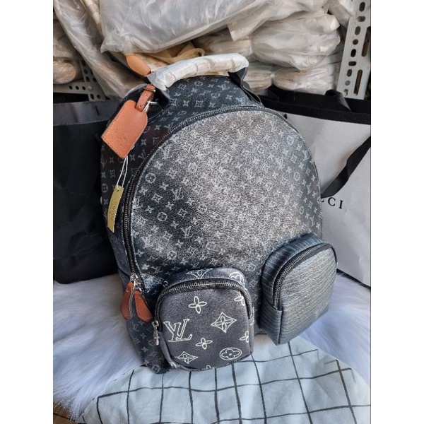 balo thời trang nam nữ unisex lv size 40 vừa laptop xịn sò