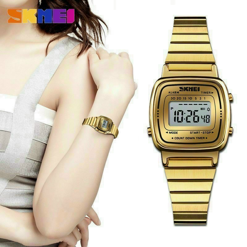 Đồng hồ điện tử nam nữ unisex, đồng hồ đeo tay chính hãng SKMEI thời trang mới nhất, không thấm nước