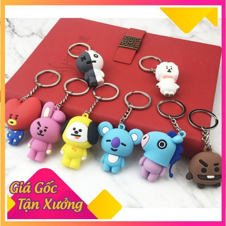 Móc chìa khóa 🍀 SALE 1K 🍀 Móc chìa khóa nhiều hình dễ thương cute , chọn màu ngẫu nhiên