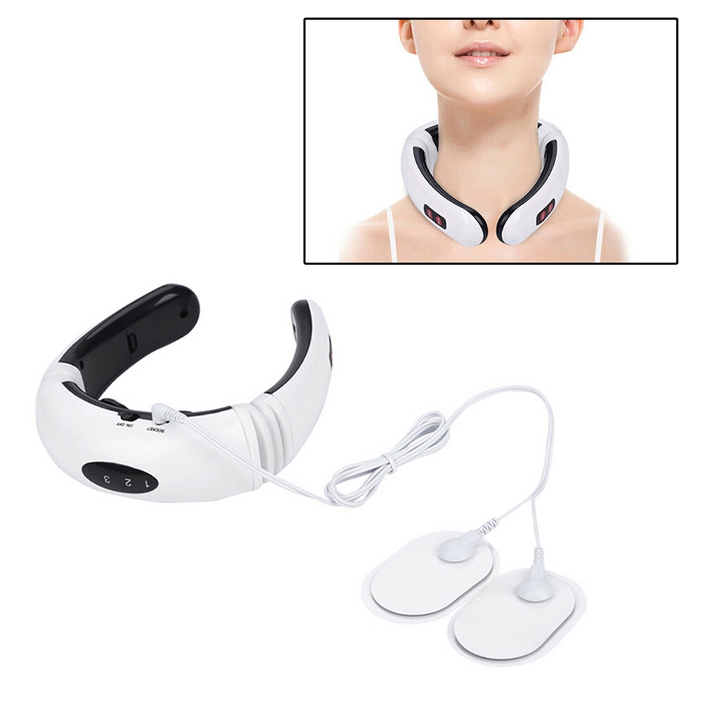 Smart Electric Pulse Neck Massager Magnetic Cervical Therapy Vertebra Treatment Pain Relief