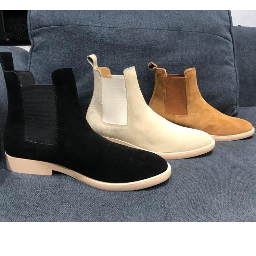 giày chealse boot nam cao cổ - giày bốt nam cổ cao da lộn - Chealsea Boot Da Lộn Cao Cổ Chất Đẹp .