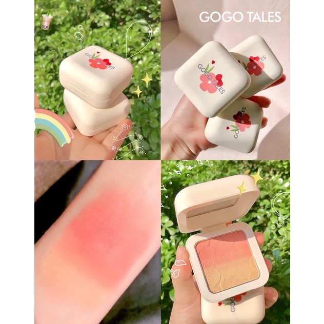 Phấn má hồng Gogo Tales Sweet Mist GT203 mềm mịn bám phấn