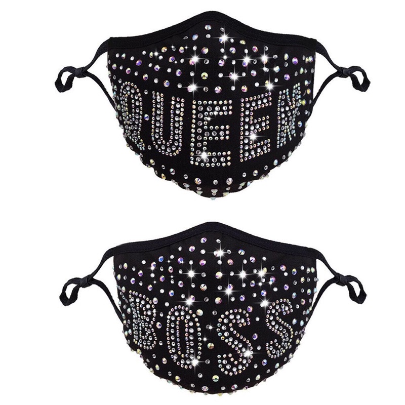 Khẩu trang đính đá cao cấp
