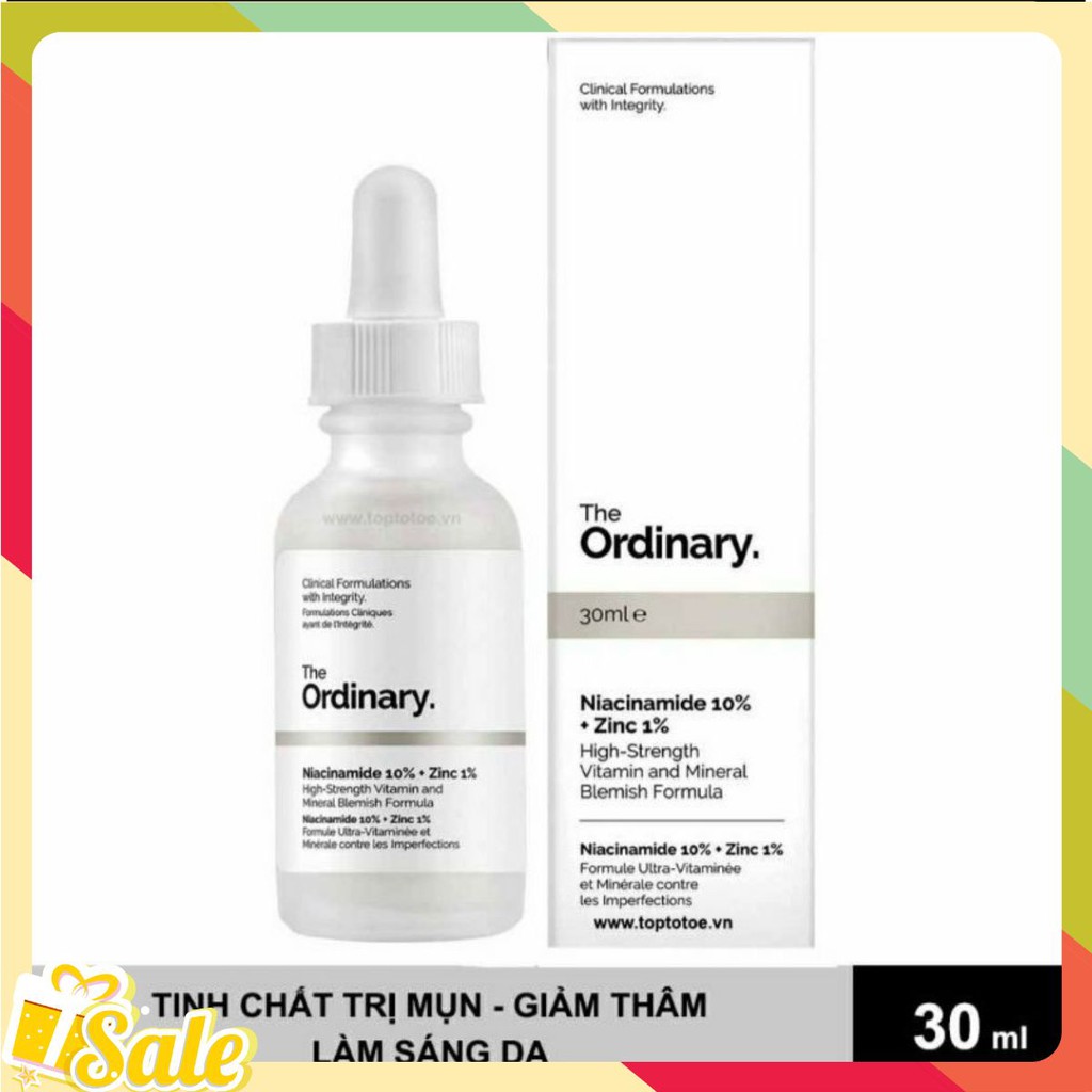Tinh chất Niacinamide 10% + Zinc 1% - The Ordinary [HOT TREND]