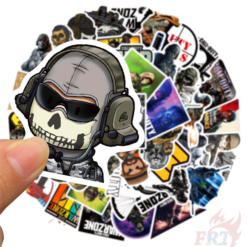 Bộ 100 miếng sticker hình game call of duty thời trang chống nước DIY