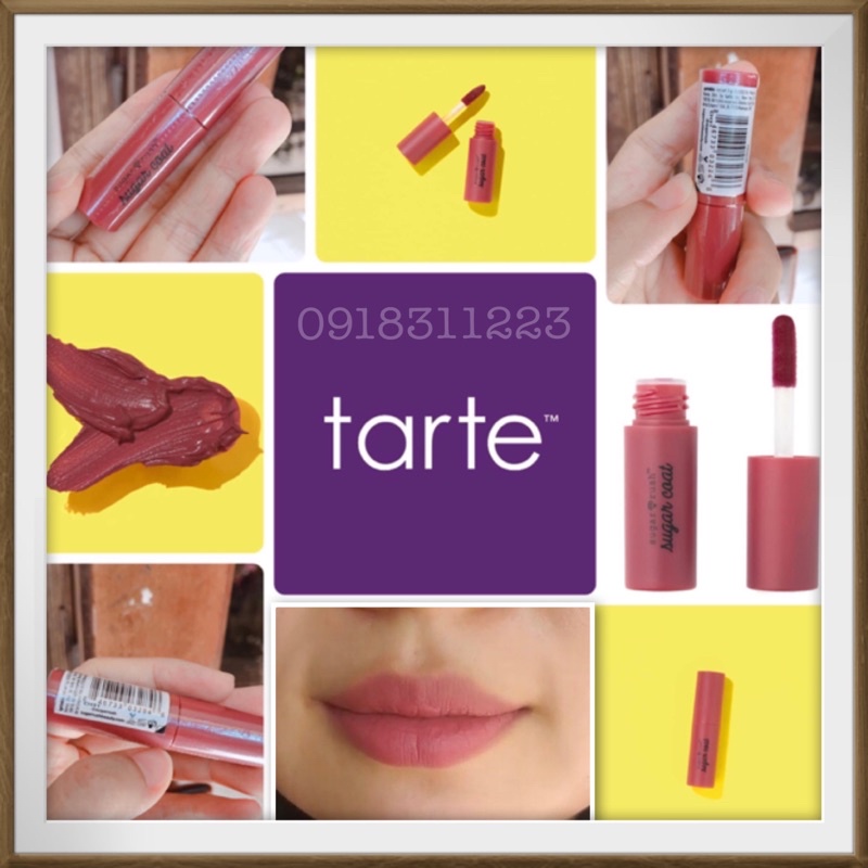 Son mini Tarte Sugar Rush Sugar Coat Velvet Liquid Lipstick 1ml (Chuẩn Mỹ)-Lafbeauty