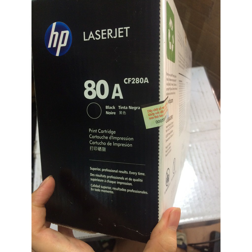 Hộp Mực in Laser đen trắng HP80A (CF280A) - Dùng cho máy HP LaserJet Pro 400 MFP M425dn, M401d, M401n, M401dn