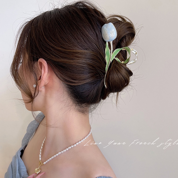 Kẹp TóC HìNh Hoa Tulip / Cá MậP Dễ Thương Cho Nữ